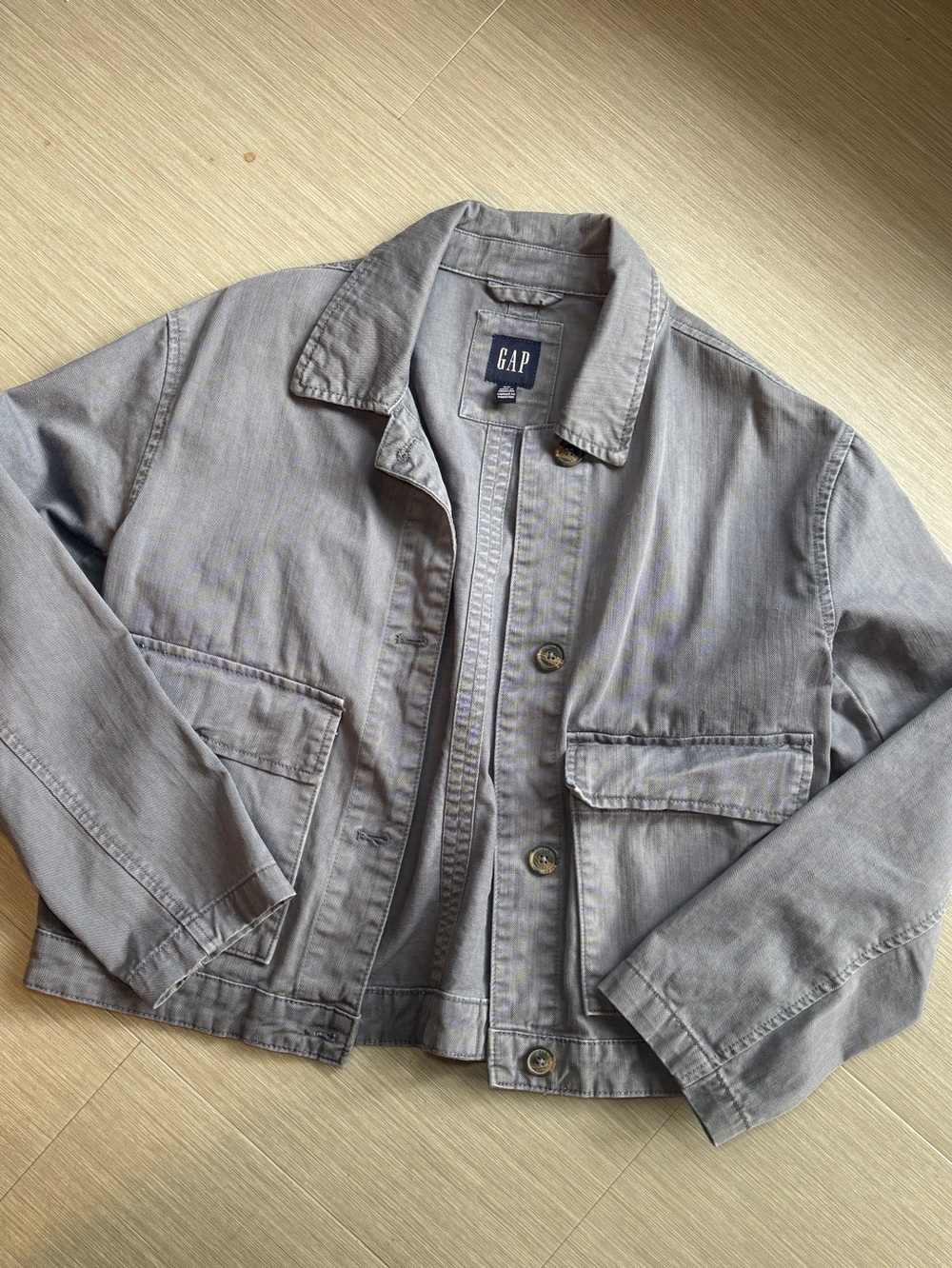 GAP Women’s Light Gray Jean Jacket